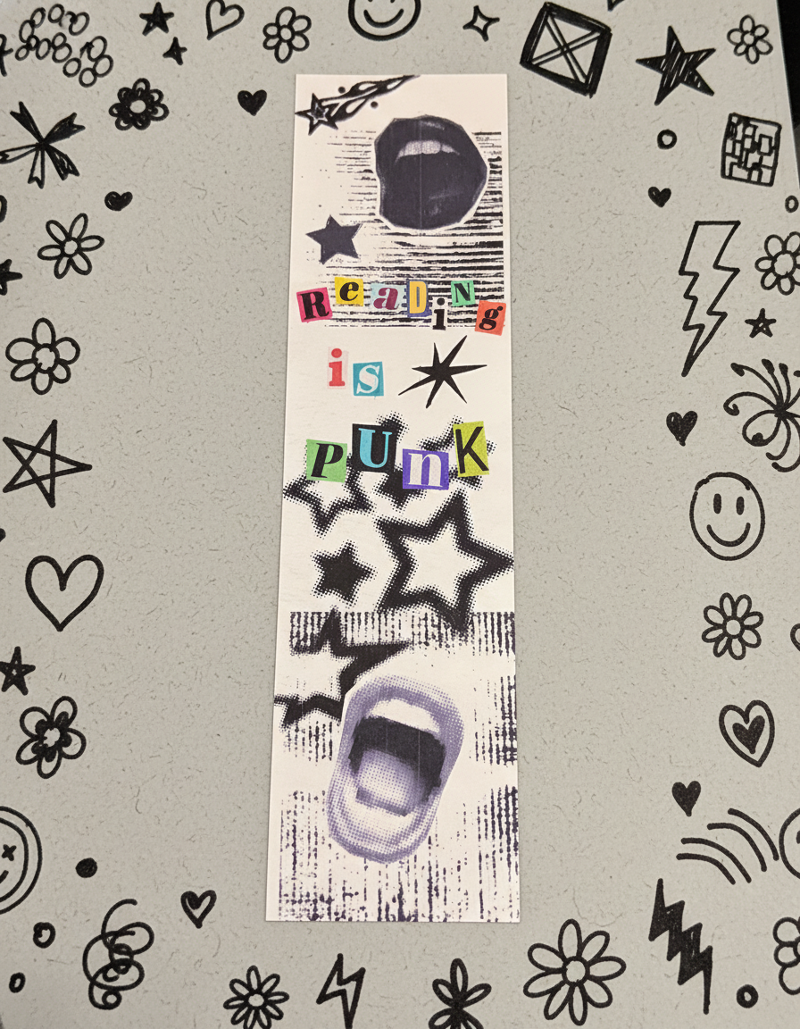 Grunge Aesthetic Bookmarks For Punks Who Love To Read - Olive Made