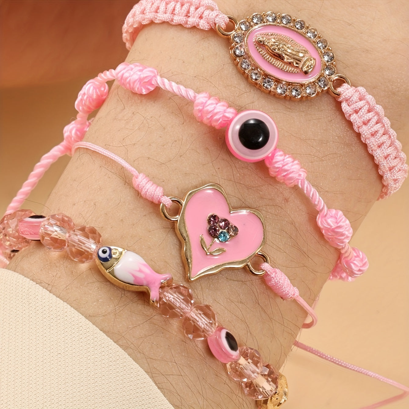 divinely charmed wrist adornment bracelet set