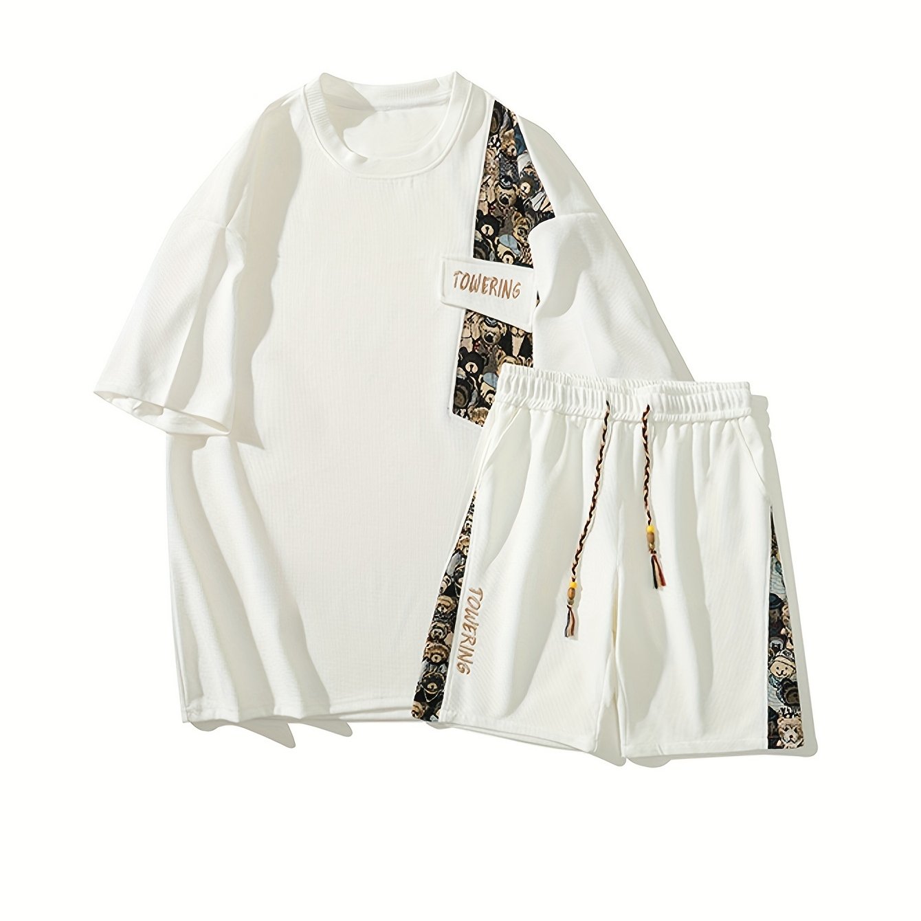 'bringin the bears along' teddy embroidered fit set