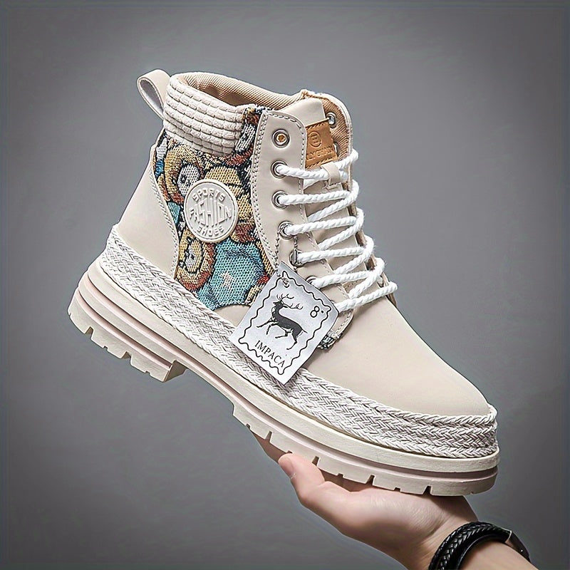 'carried on teddies' bear embroidered boots