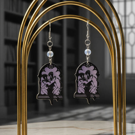 Enchanted Twilight – Opal & Silver Earrings for the Mystical Season