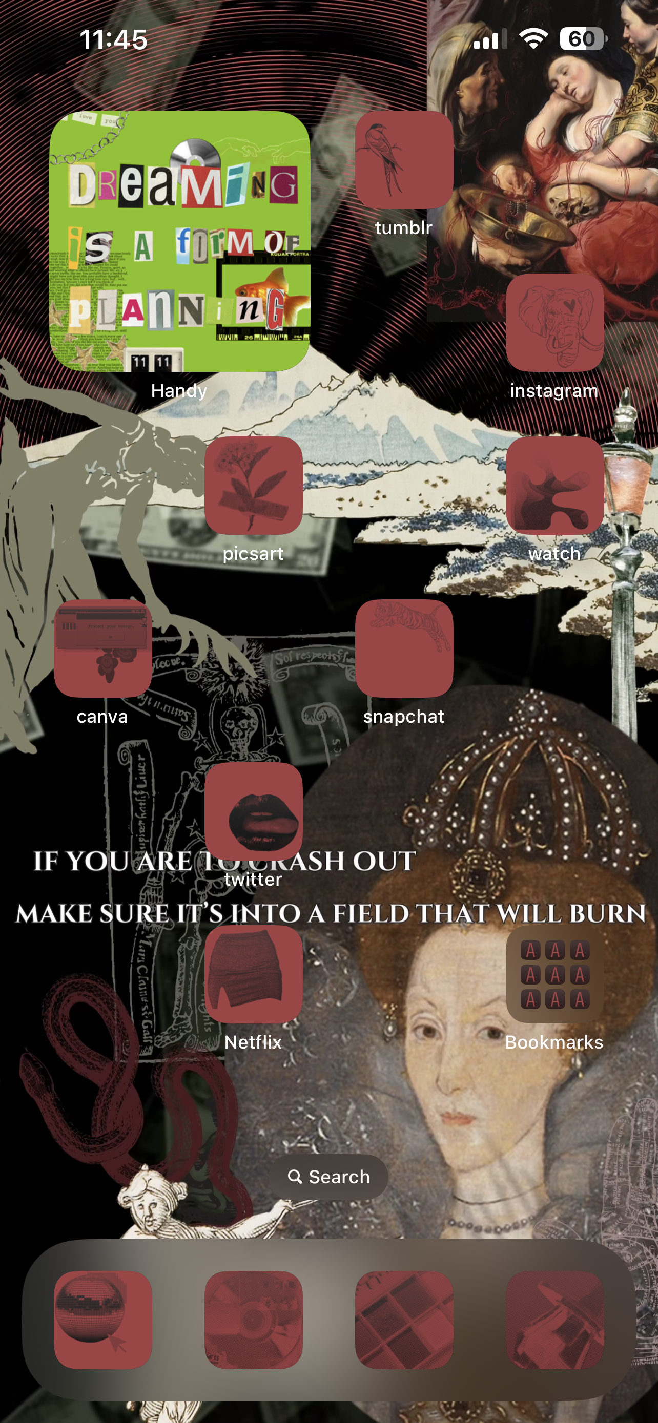 Digital Wallpaper Bundle — 3 Gothic & Metaphysical Poetic Lockscreens