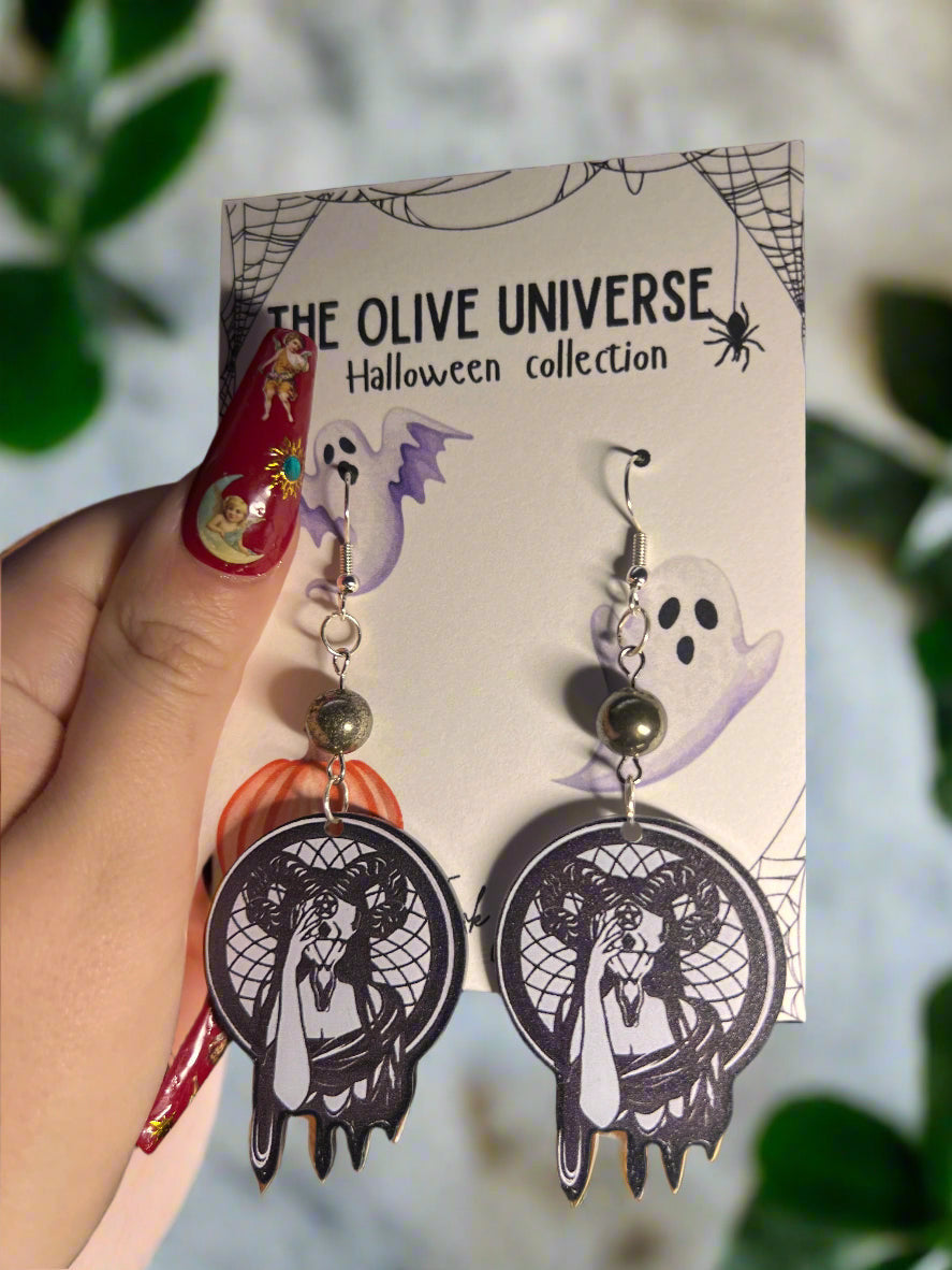 ✨ Dark Enchantment Hematite Earrings ✨