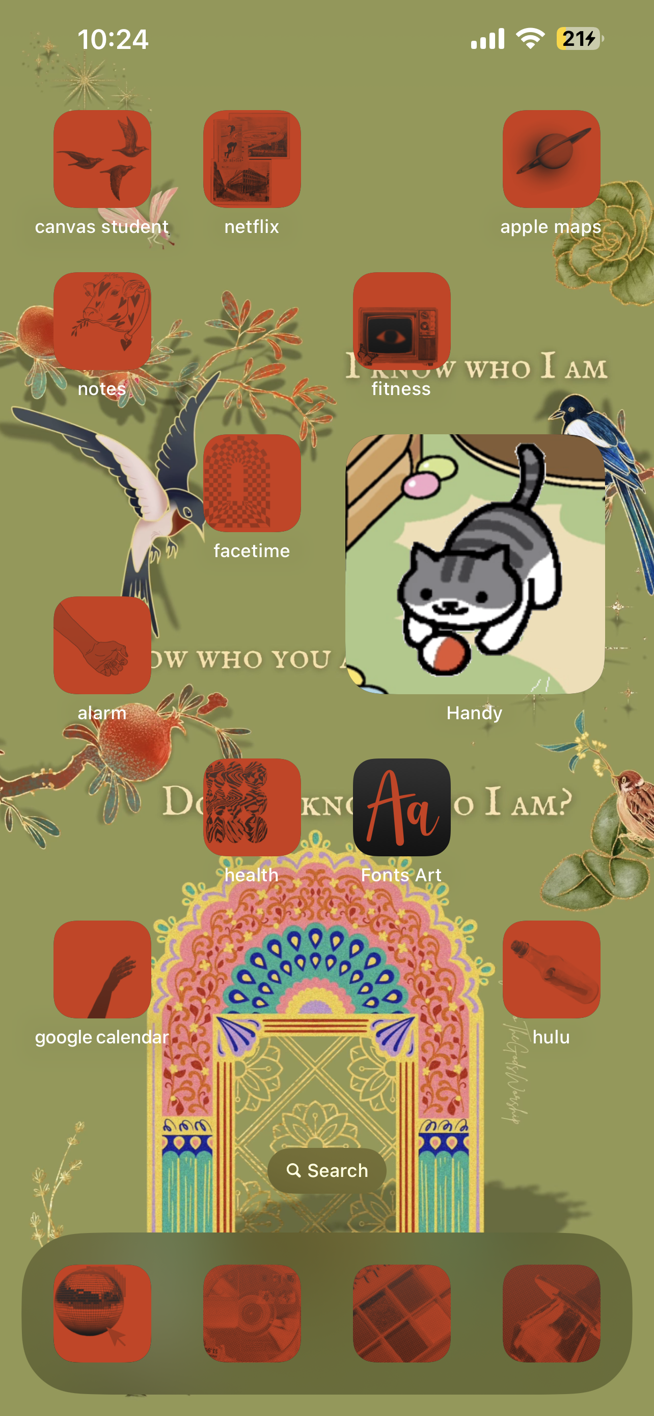 I Know Who I Am - Digital iPhone Lockscreen Wallpaper Poem