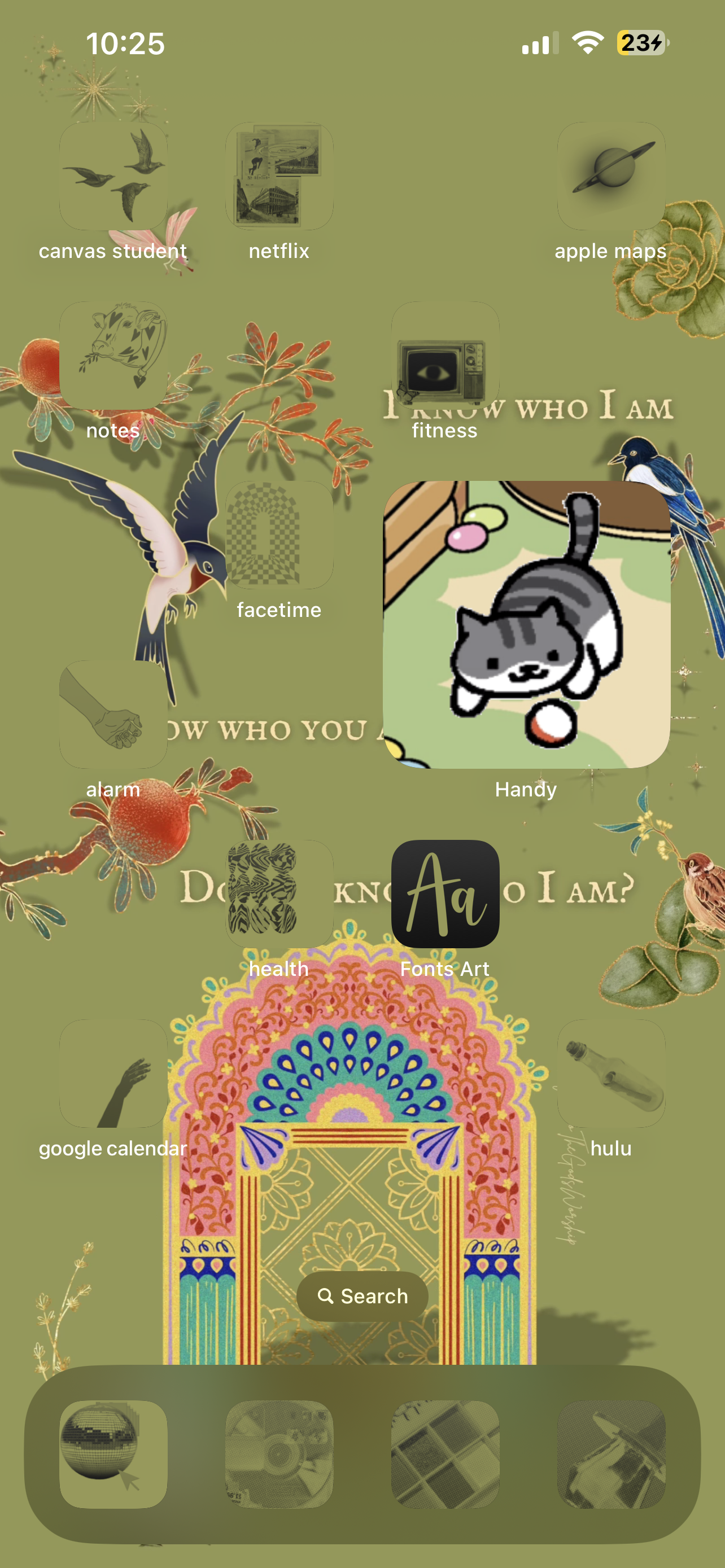 I Know Who I Am - Digital iPhone Lockscreen Wallpaper Poem