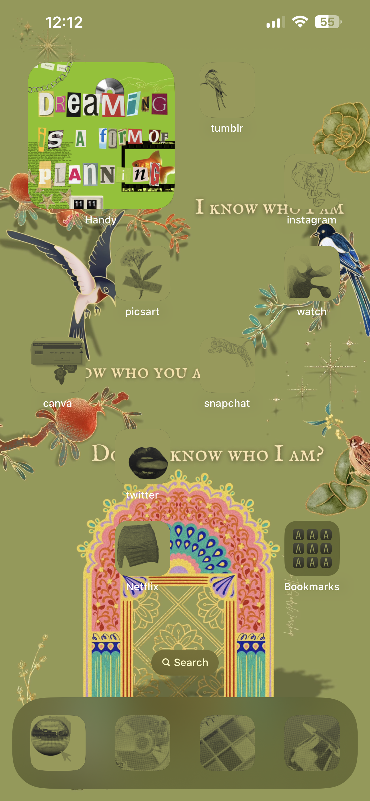 I Know Who I Am - Digital iPhone Lockscreen Wallpaper Poem