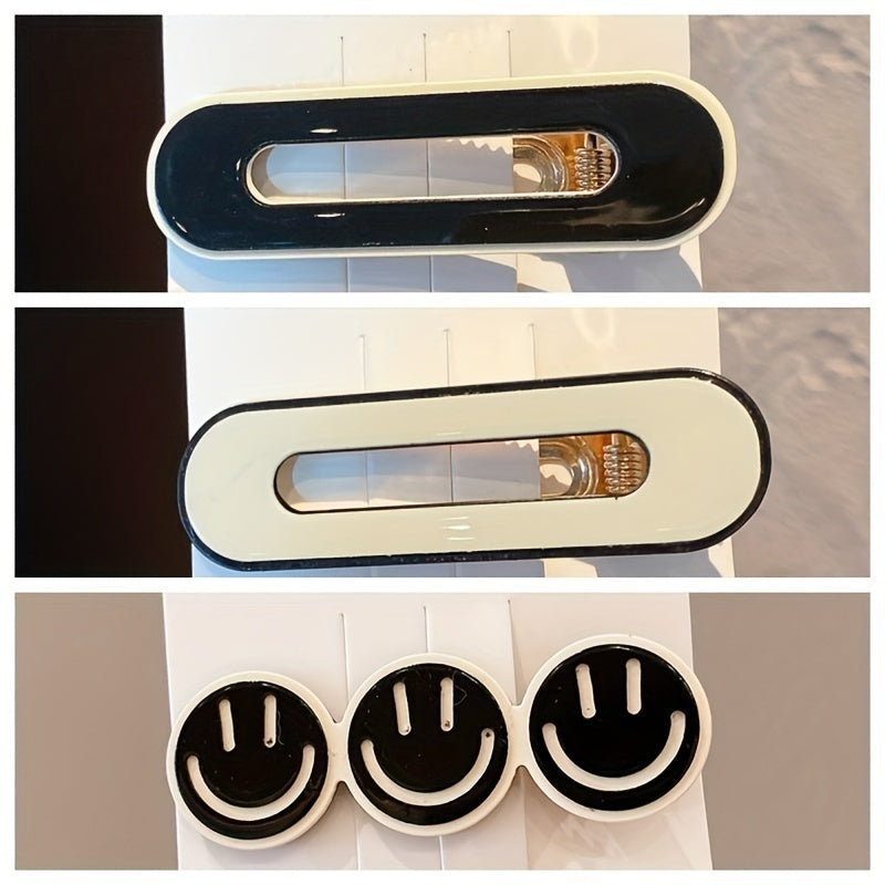 two tone hair adornment clip set