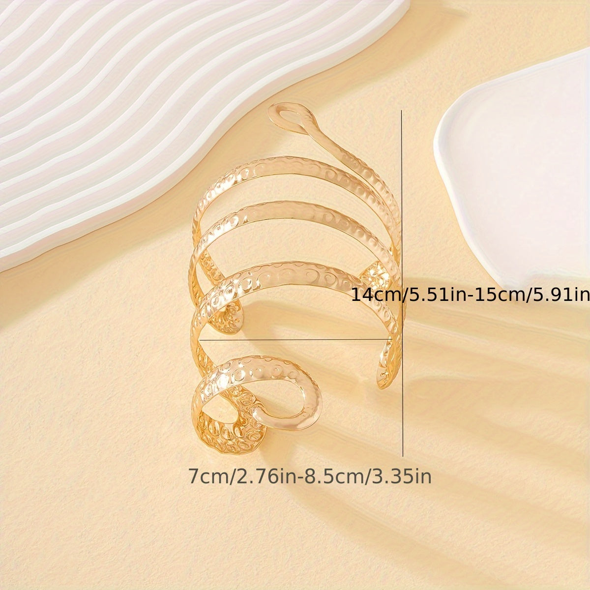 spiraling serpent arm adornment band
