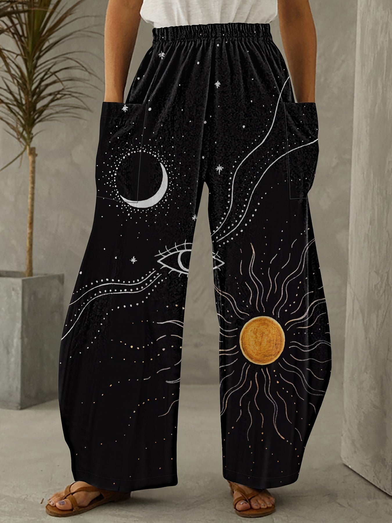 'sun and moon celestial dance' pair