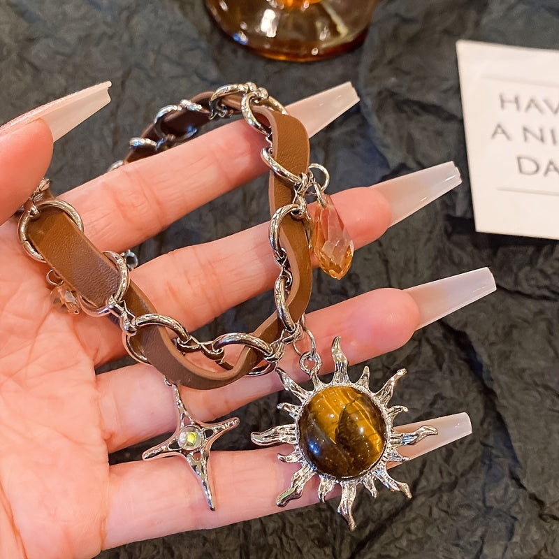 amber honey celestial earth choker