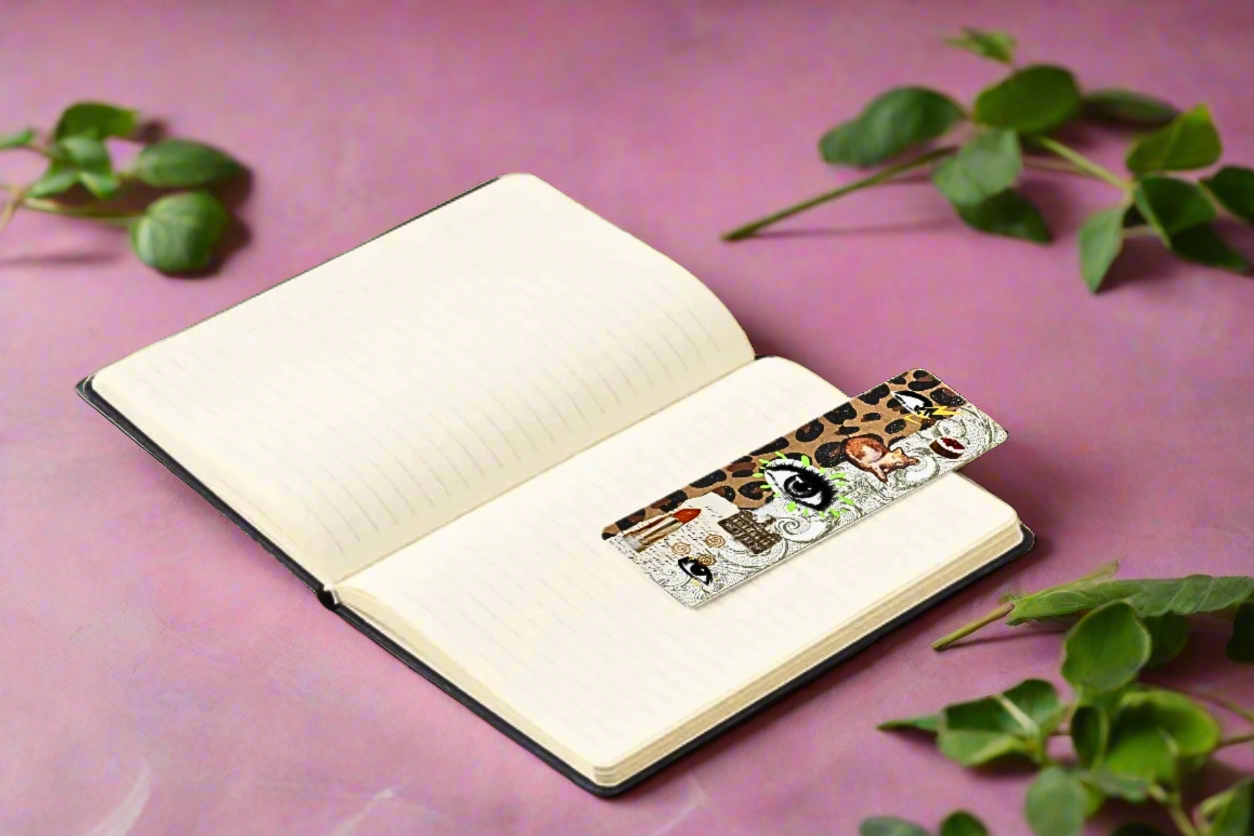 Y2k Neon Animal Print Bookmark (Double-sided)