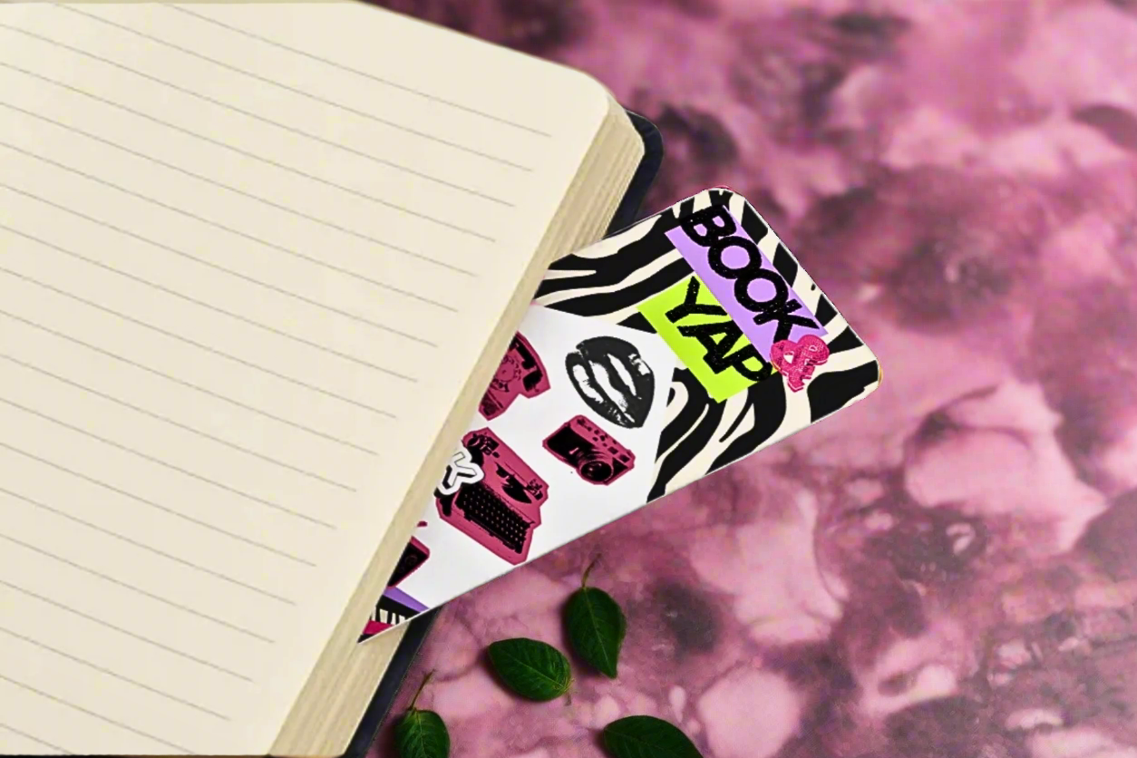 Y2k Neon Animal Print Bookmark (Double-sided)