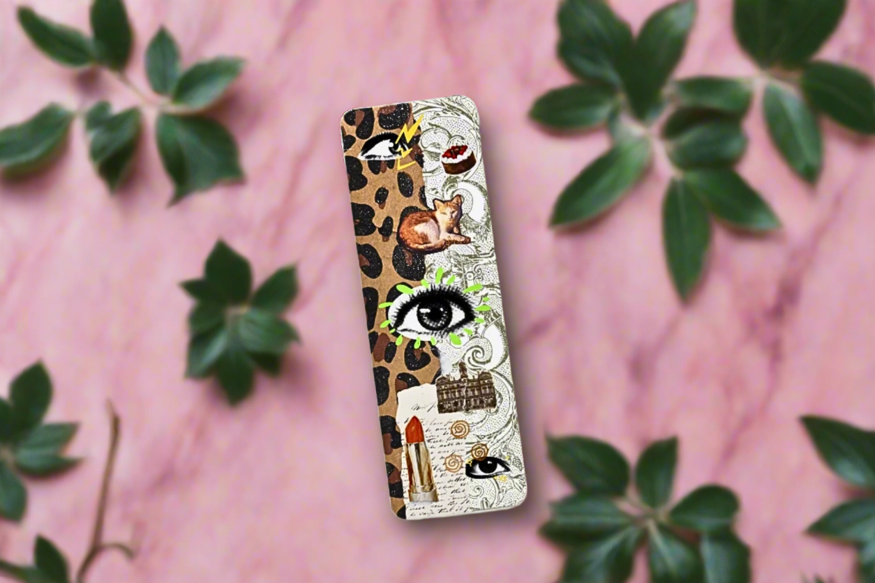 Y2k Neon Animal Print Bookmark (Double-sided)