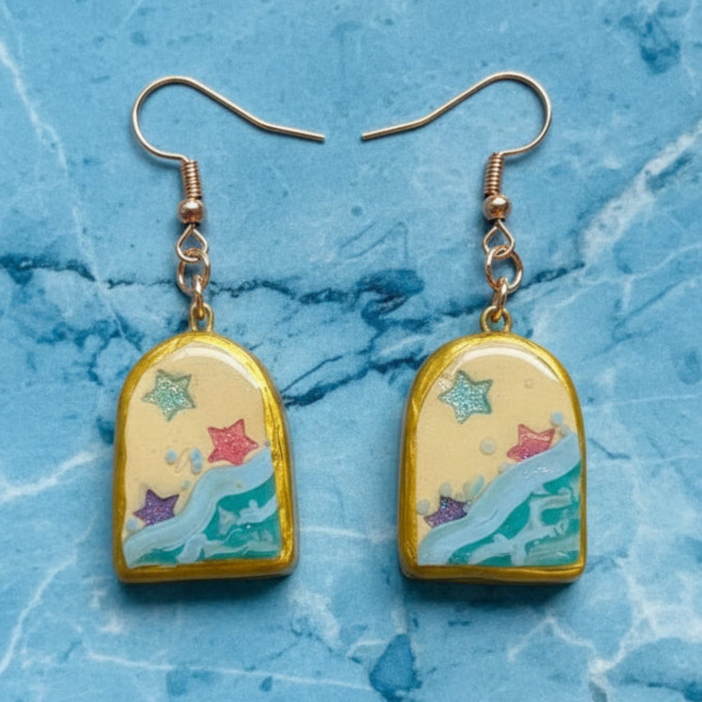 Seashore Stars Arch Earrings