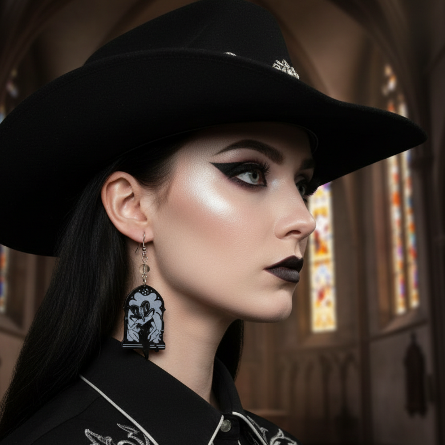 Enchanted Twilight – Opal & Silver Earrings for the Mystical Season