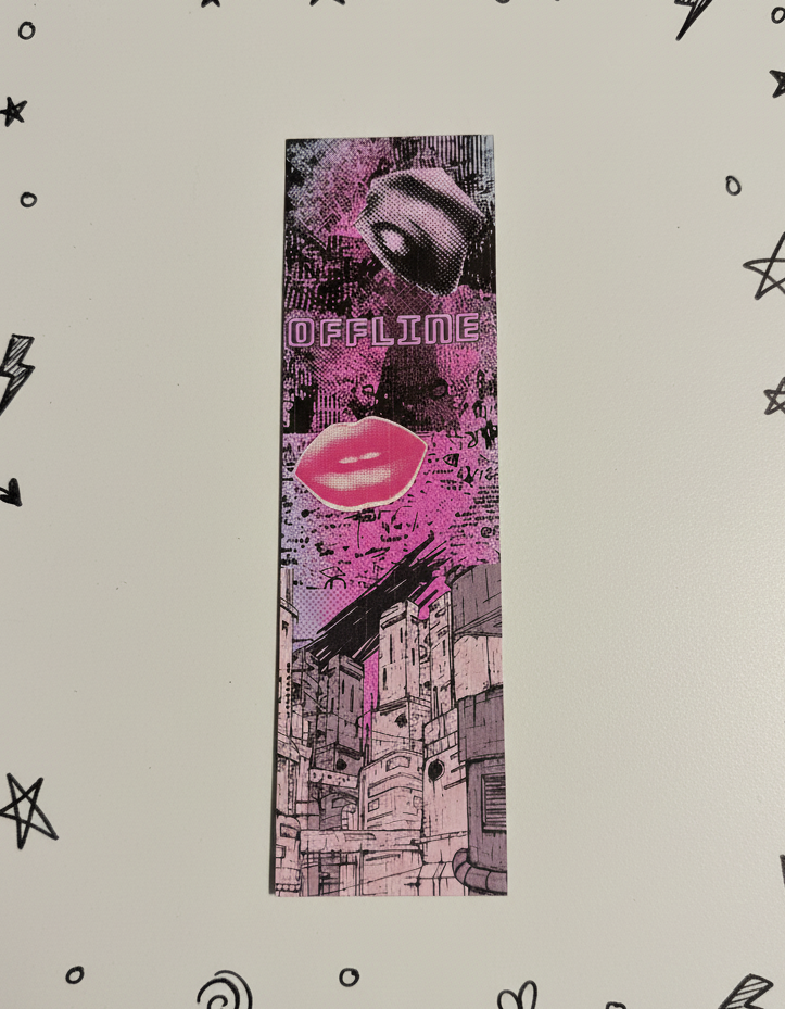 Grunge Aesthetic Bookmarks For Punks Who Love To Read - Olive Made