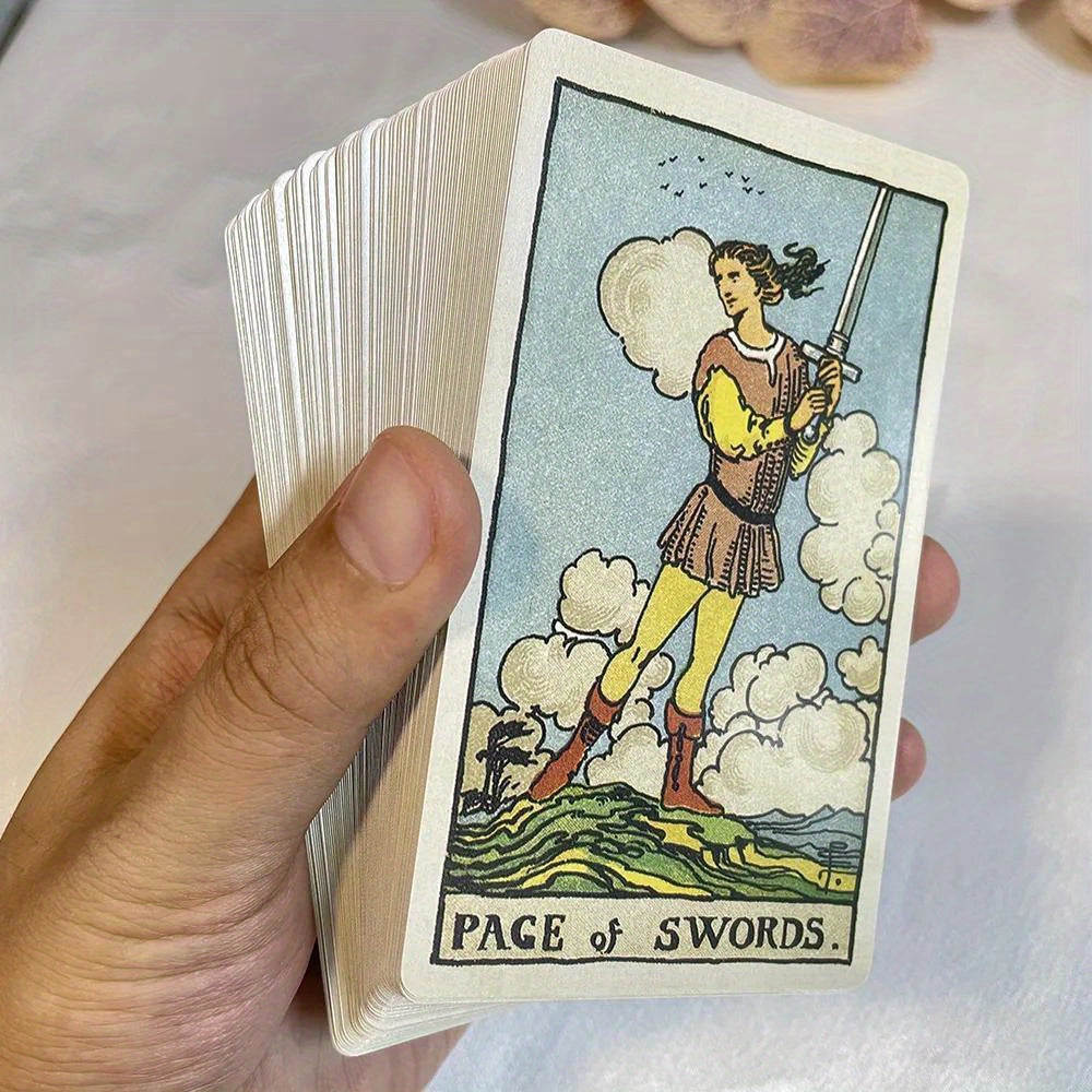 Rider-Waite Tarot Cards - Portable Fortune Telling Game for Divination