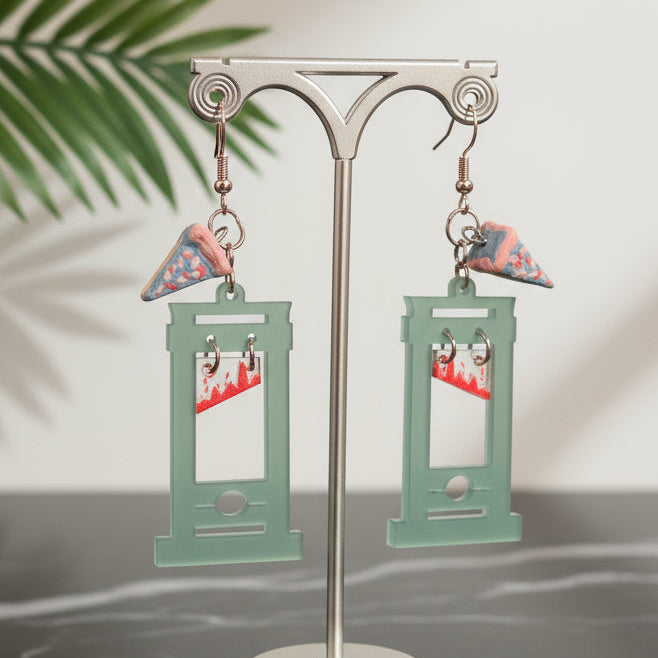 “Let Them Eat Cake” Revolutionary Earrings