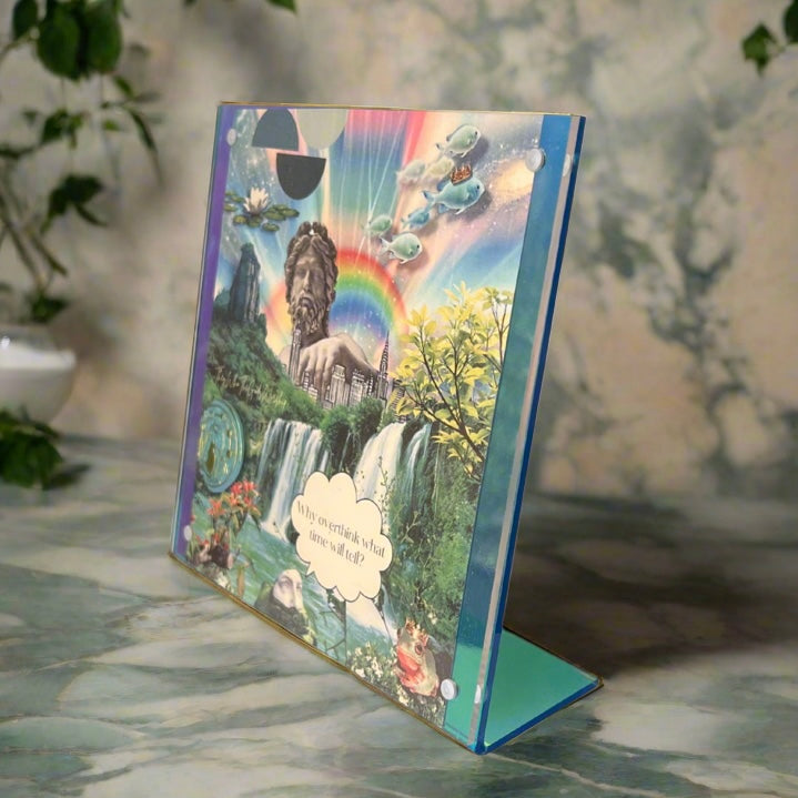 ✨ Rare Artist-Curated Print in Iridescent Frame ✨