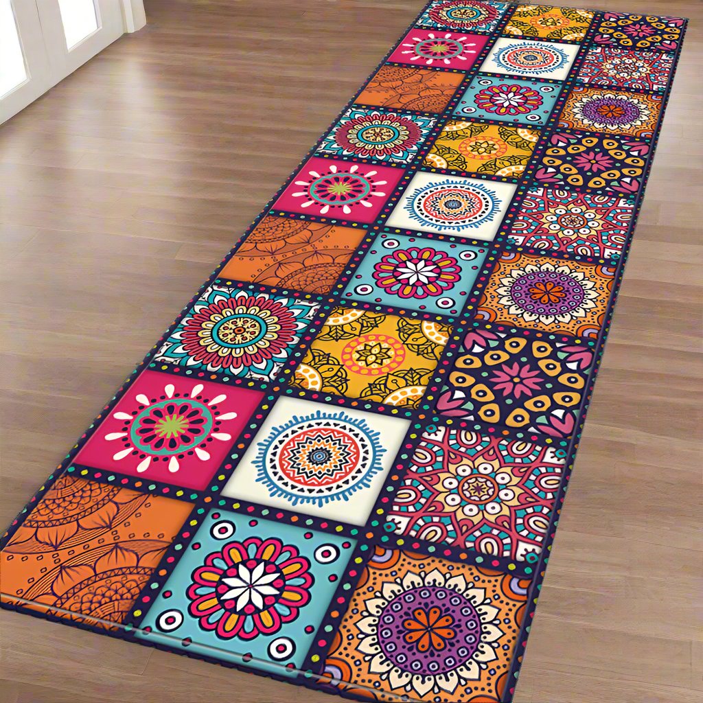 boho mosaic rug