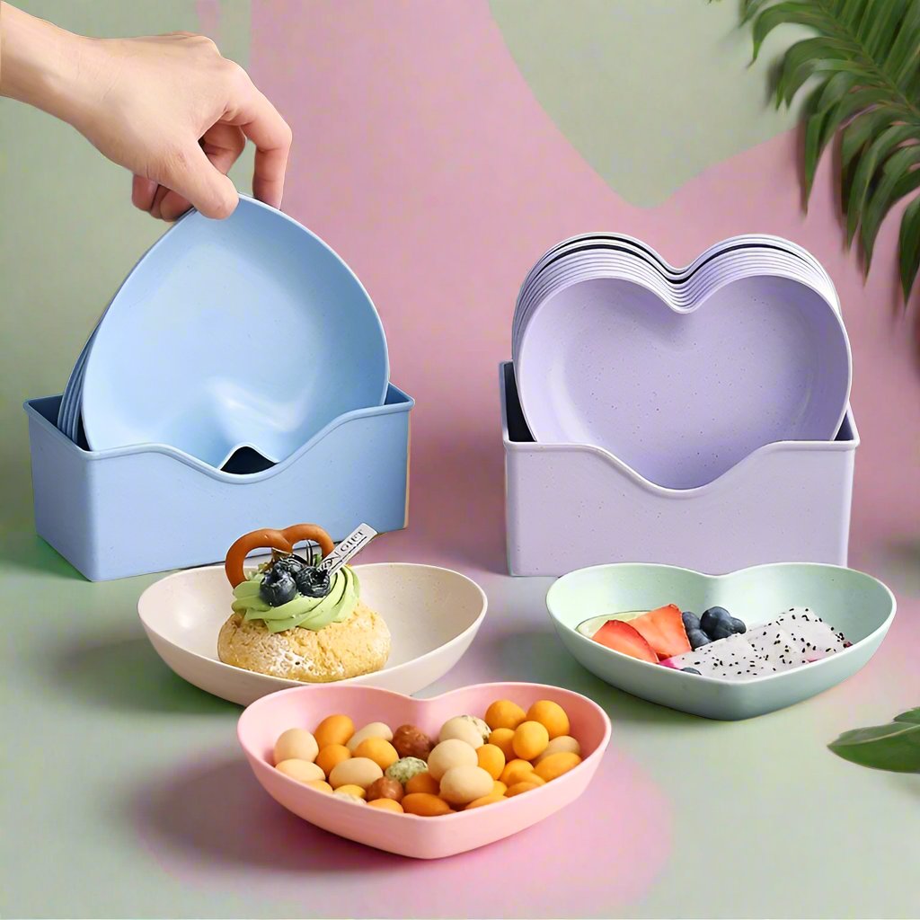 "home is where the stomach is" petite heart dinnerwear