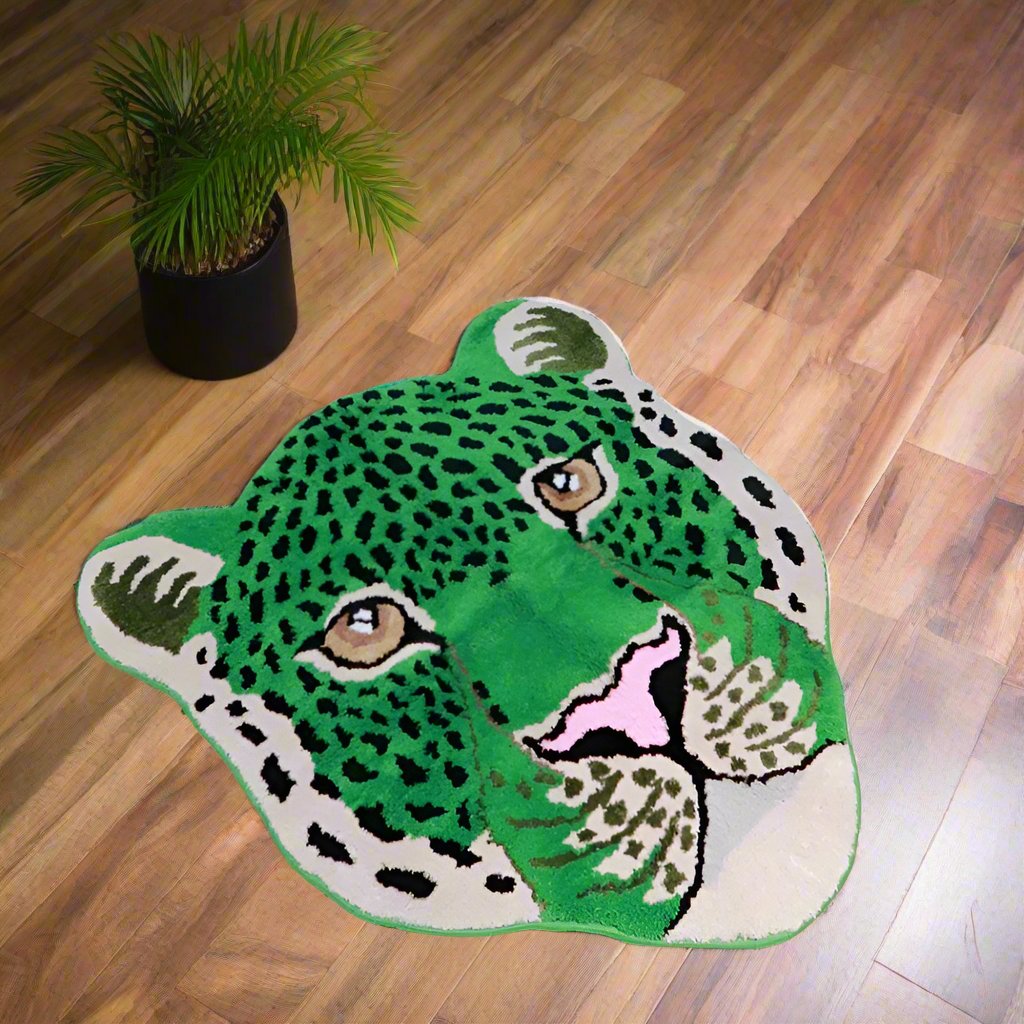 lovely leopard floor decor