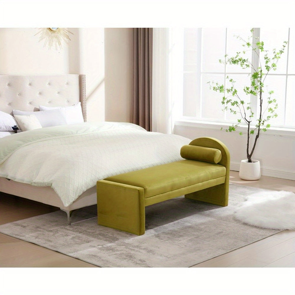 resting moss ottoman