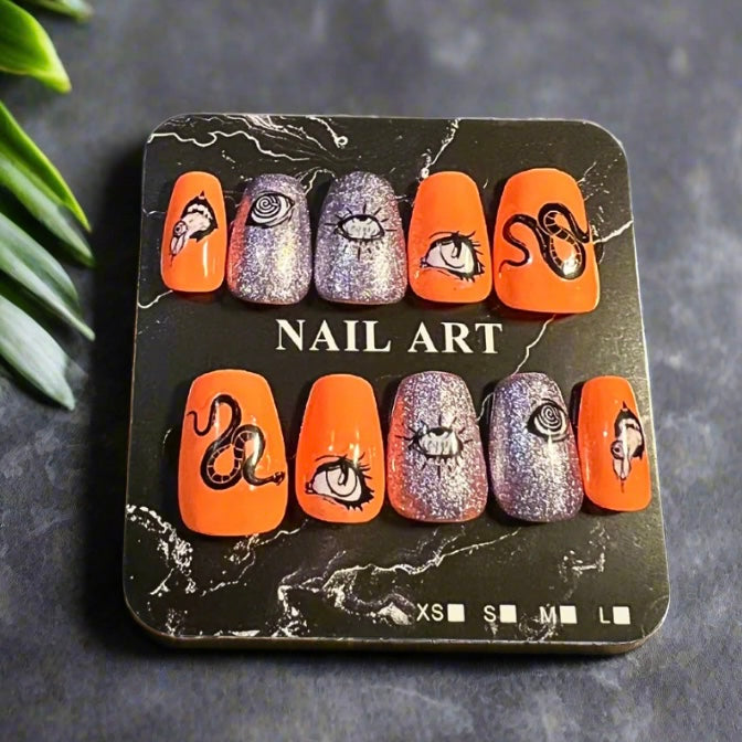 ✨ Rare Horror-Chic Nail Set ✨