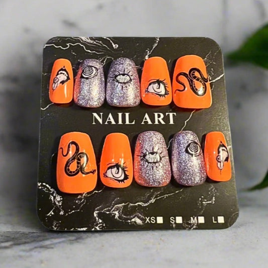 ✨ Rare Horror-Chic Nail Set ✨