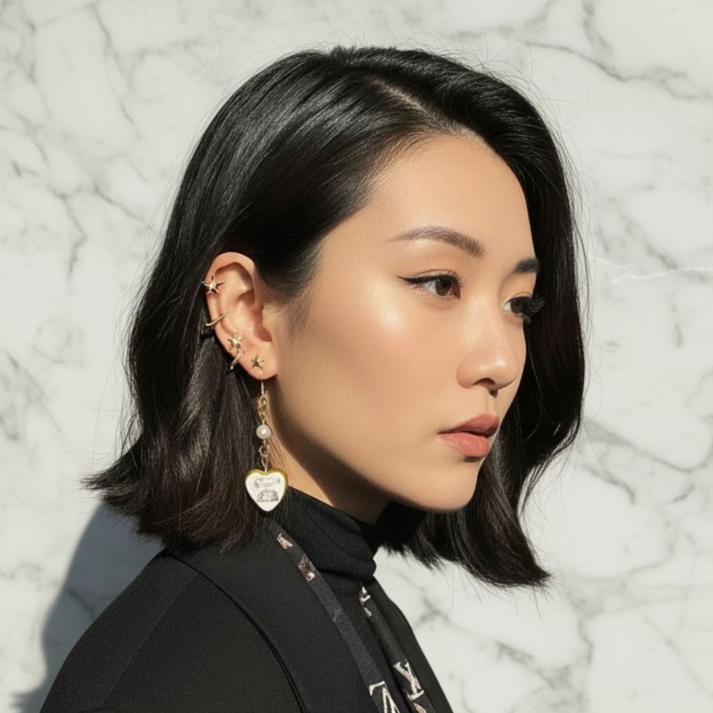 Say Hello Telephone 18k Gold-Plated Earrings