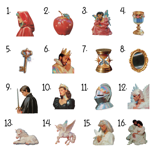 Medieval Polymer Clay Charm | Iridescent Square Charm | DIY Jewelry Making Supply | Gothic Renaissance Aesthetic | Handmade Charm