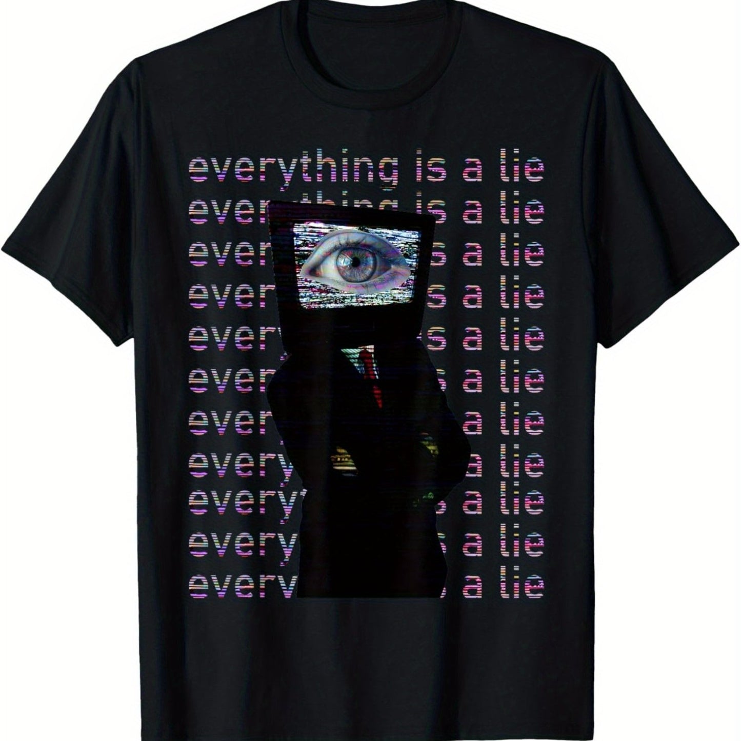 Weirdcore Aesthetic Tv Head Meme Art Dreamcore Graphic-T