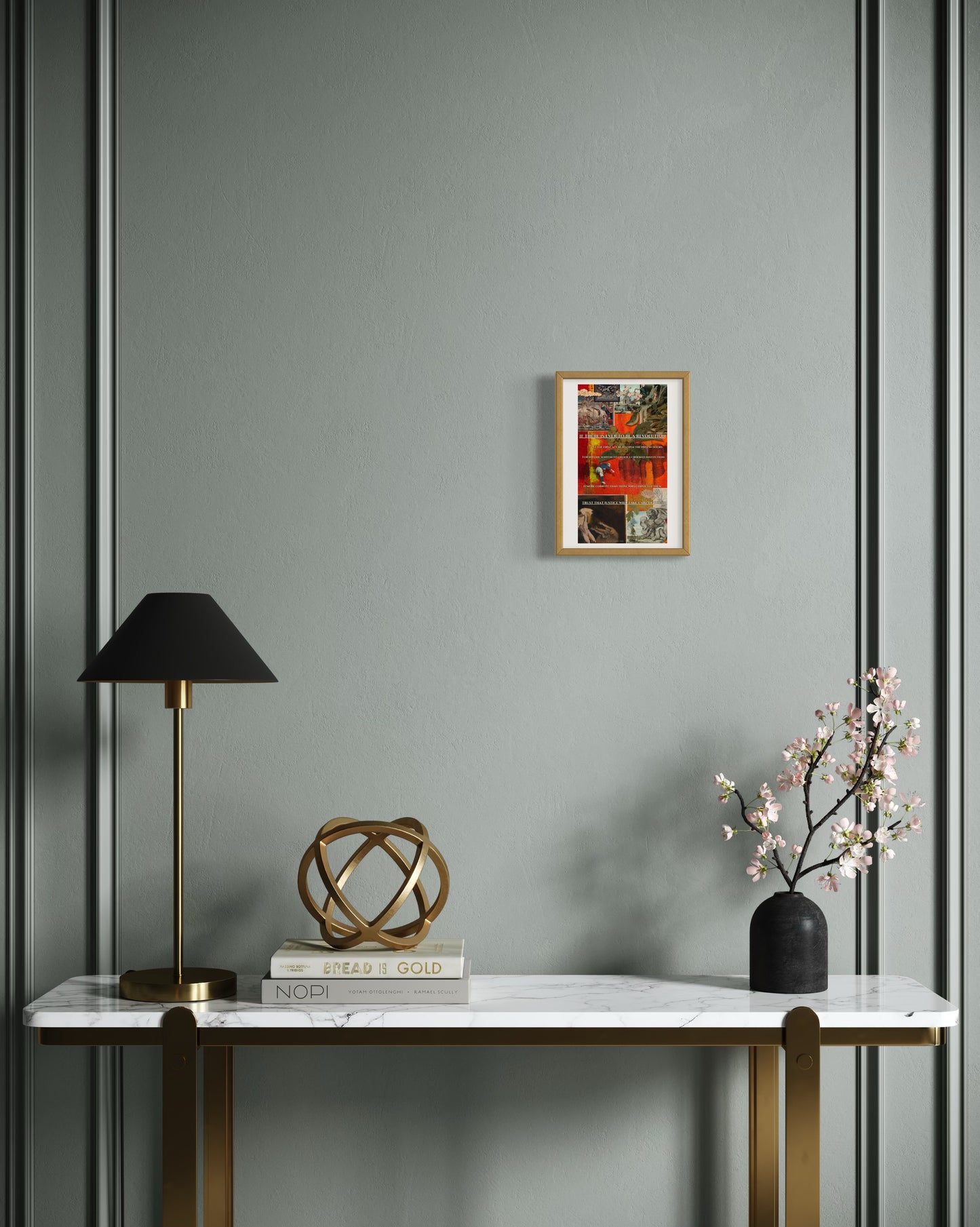 Bold & Inspiring Warm Toned Poetry Print – Olive Made