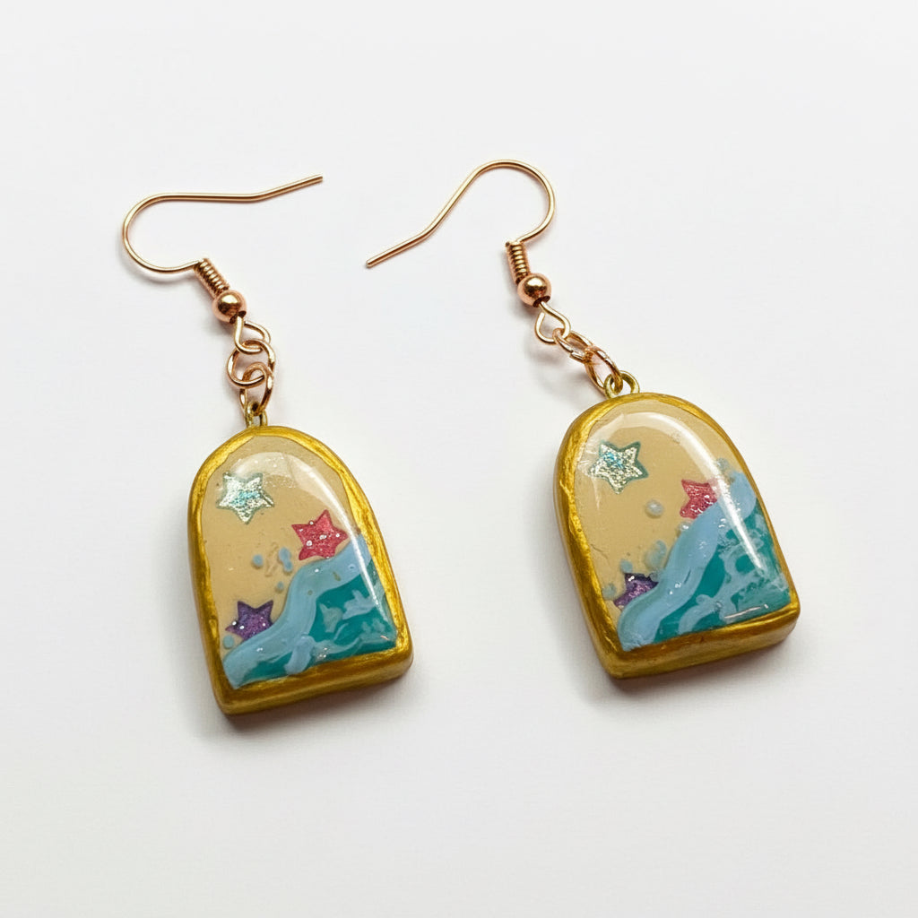 Seashore Stars Arch Earrings
