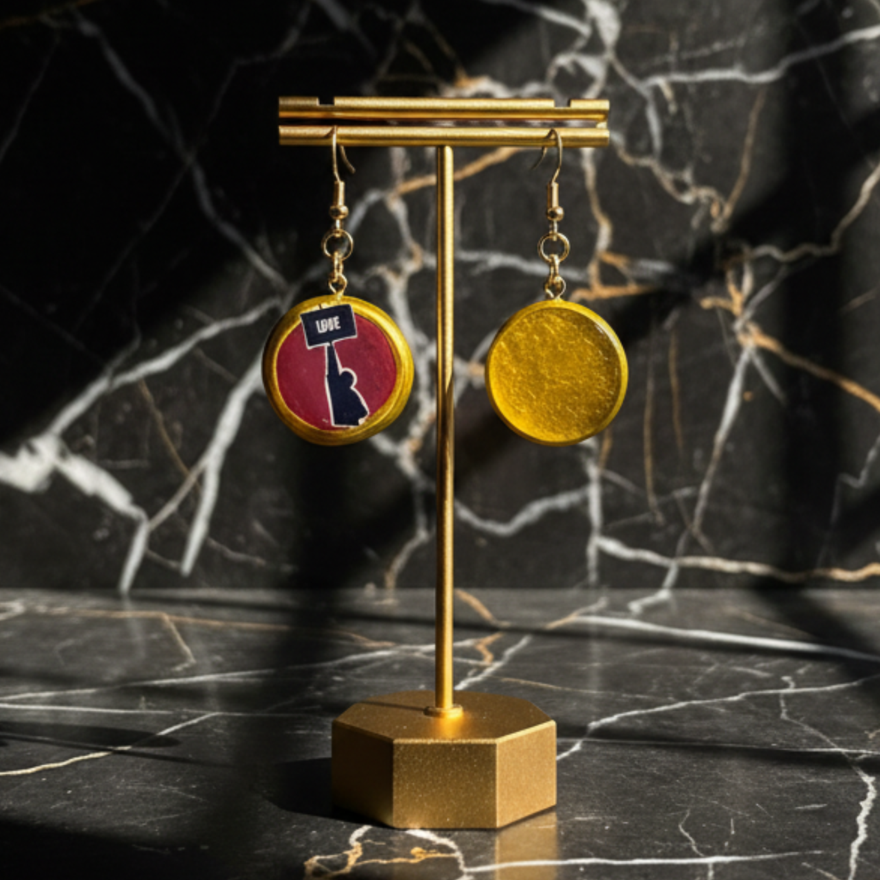 Love Sign Protest Earrings