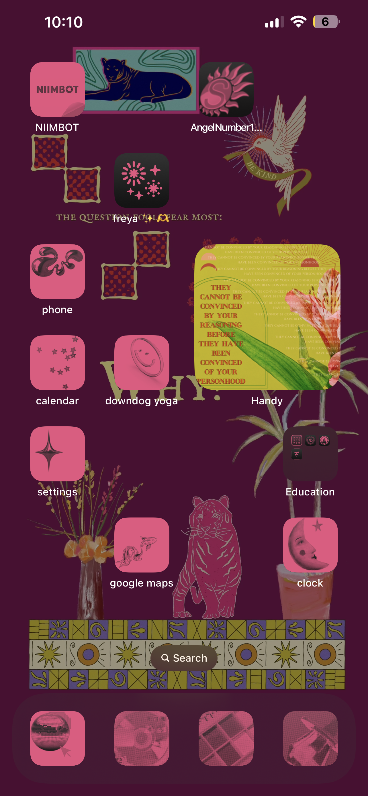 3 Wallpaper Bundle — Tropical & Philosophical Poetic iPhone Lockscreens