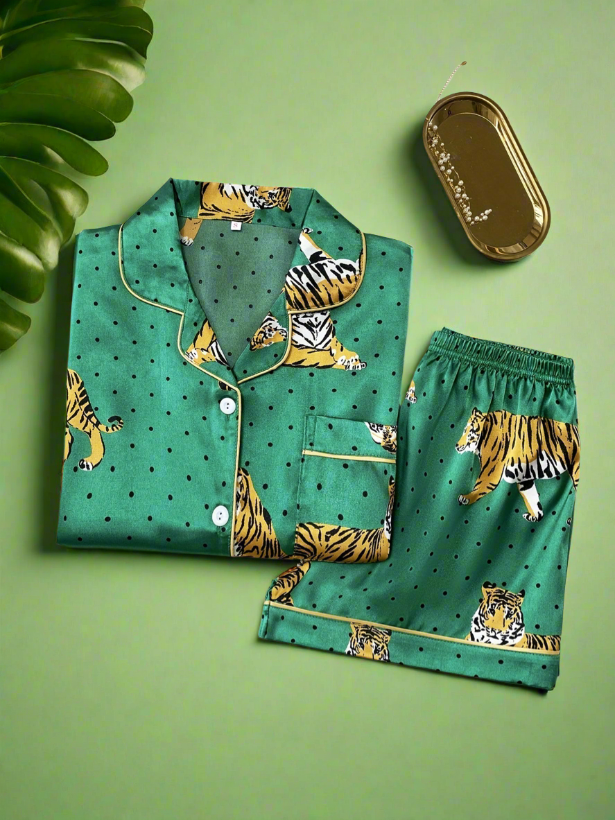 deep jungle tiger lounge wear