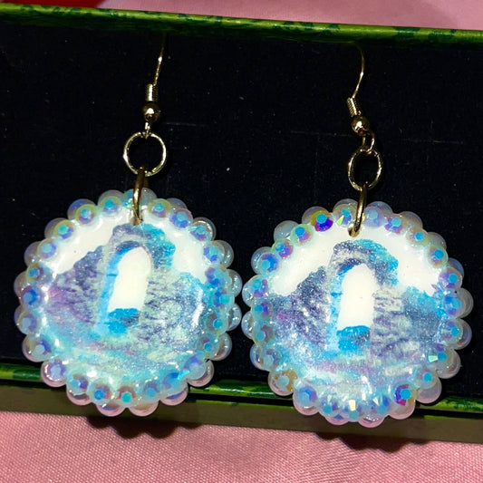 Magic Archway Portal Charm Set | Earrings + Necklace | Olive Made