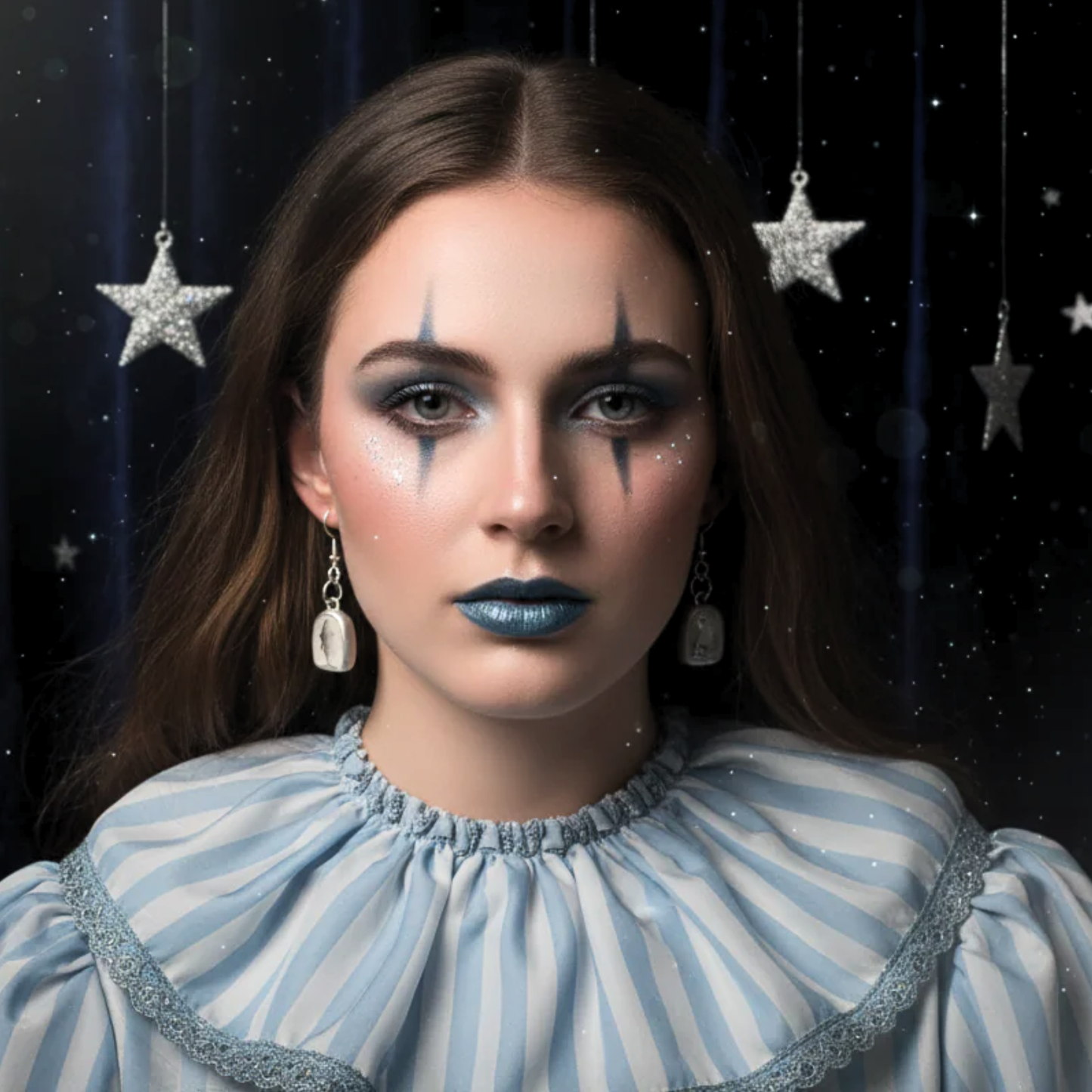 Kitten Craving Earrings | Fish Earrings | Handmade Dangle Earrings | Glossy Arch Earrings | Surreal Jewelry