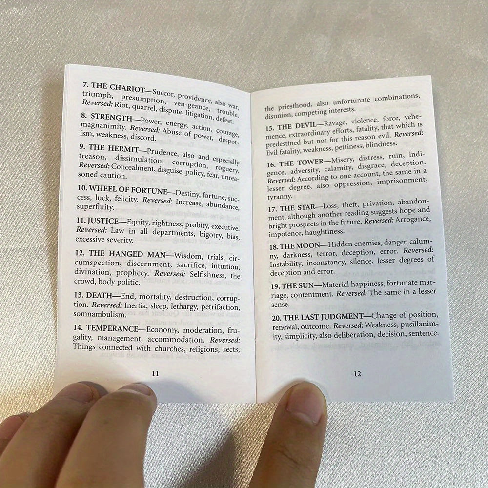 Rider-Waite Tarot Cards - Portable Fortune Telling Game for Divination