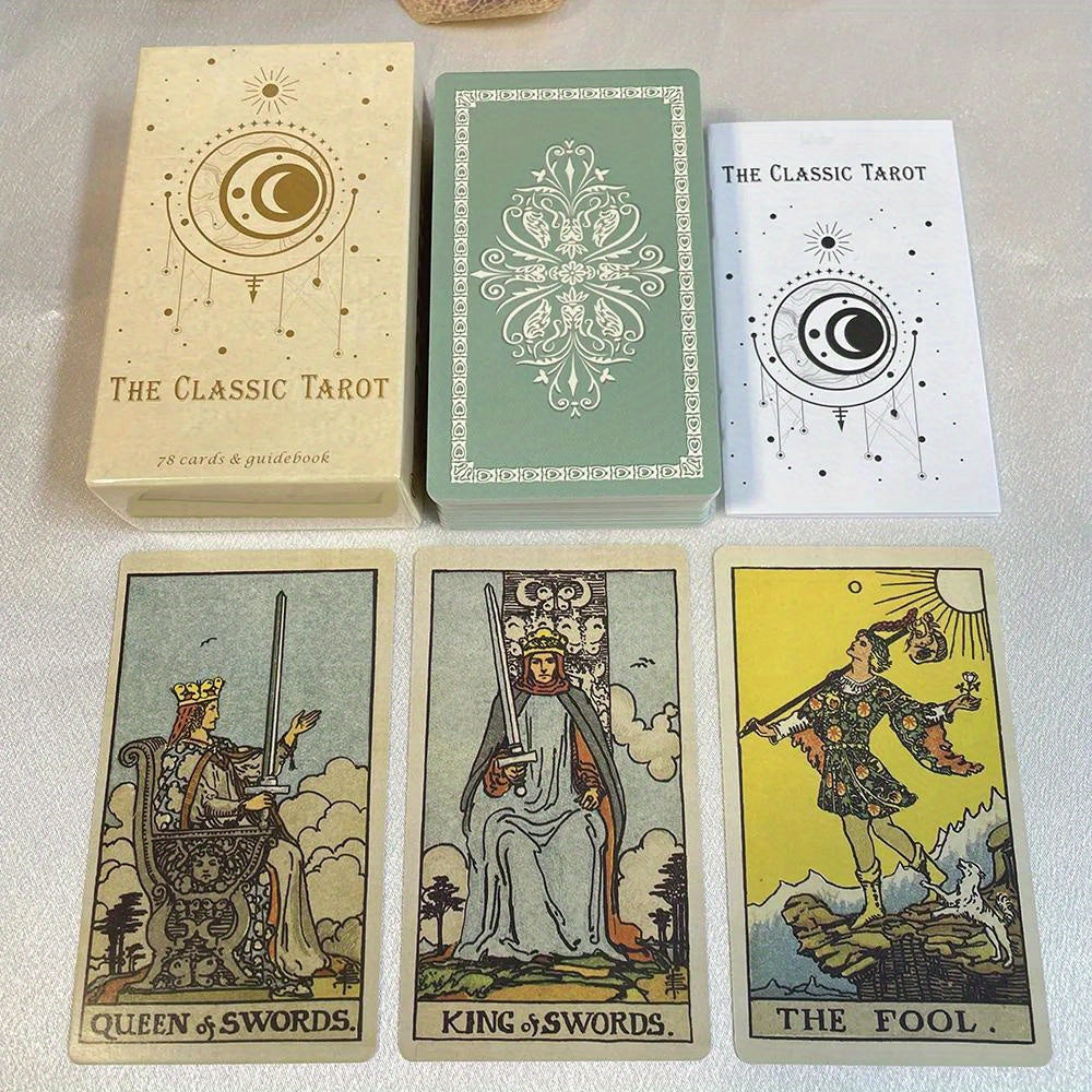 Rider-Waite Tarot Cards - Portable Fortune Telling Game for Divination
