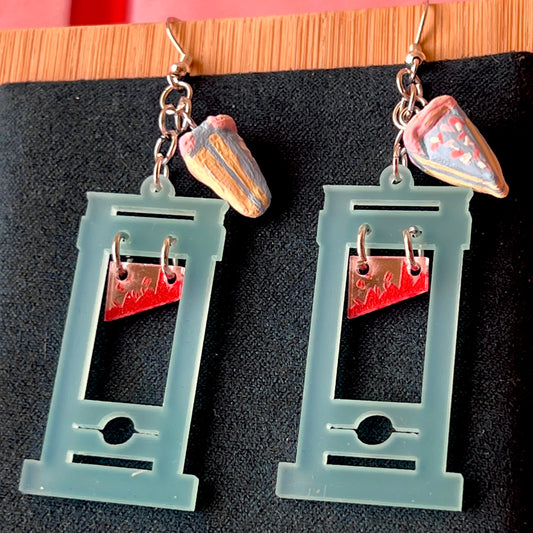 “Let Them Eat Cake” Revolutionary Earrings