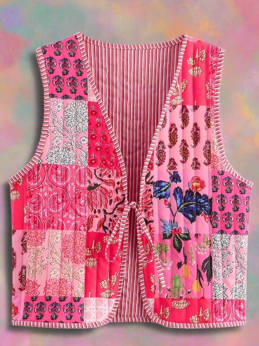 "nana's quiltin' again" vest