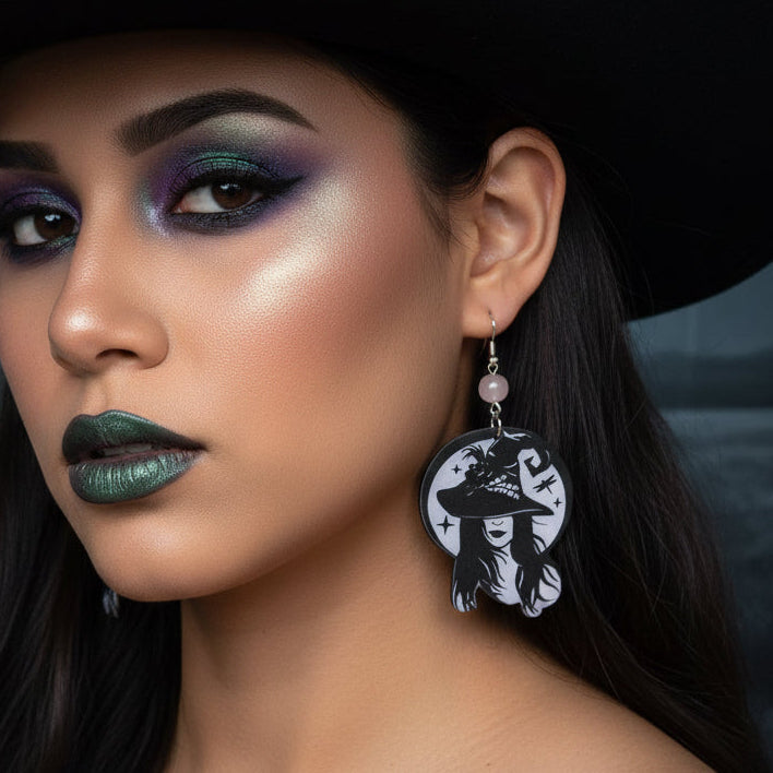 Crystal Goth Earrings Collection