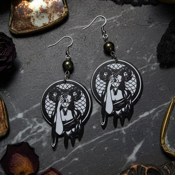 Crystal Goth Earrings Collection