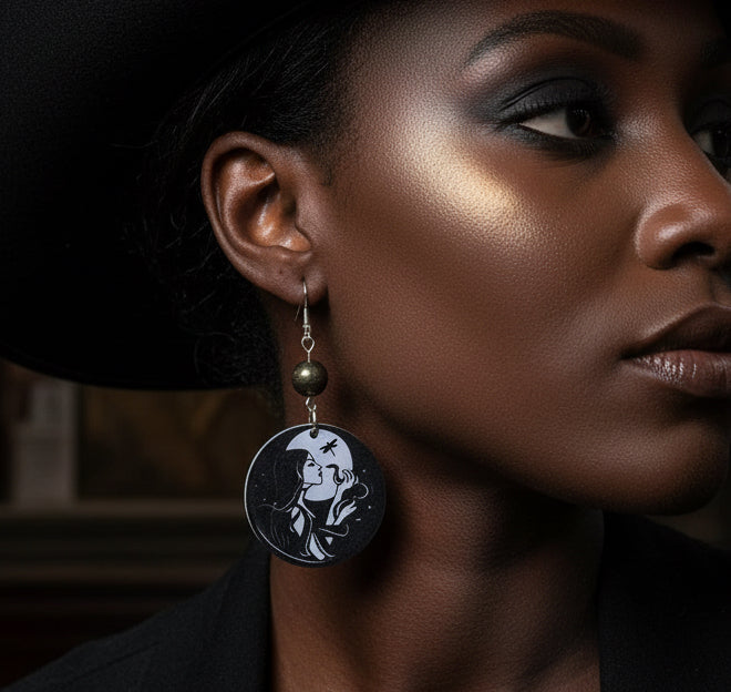 Crystal Goth Earrings Collection