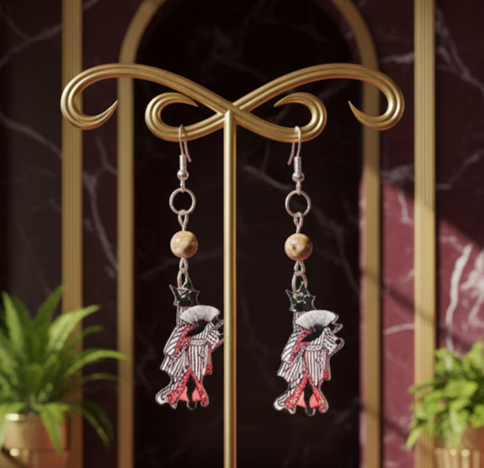 Elegant Fan Eclectic Cat Edition Earrings