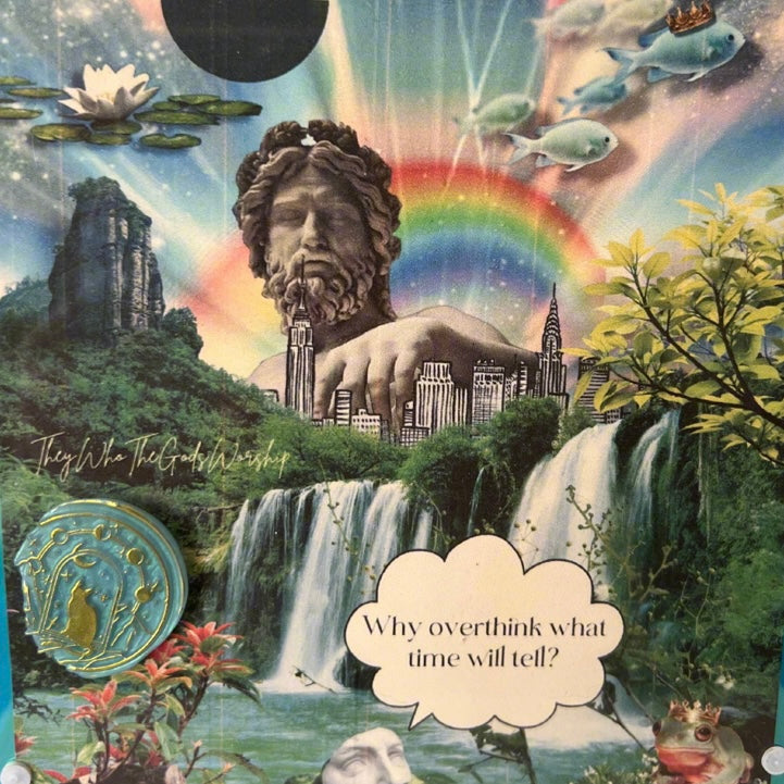 ✨ Rare Artist-Curated Print in Iridescent Frame ✨