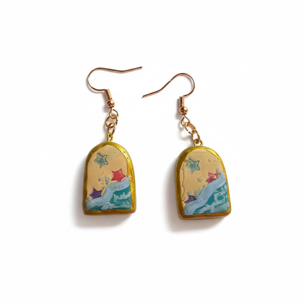 Seashore Stars Arch Earrings