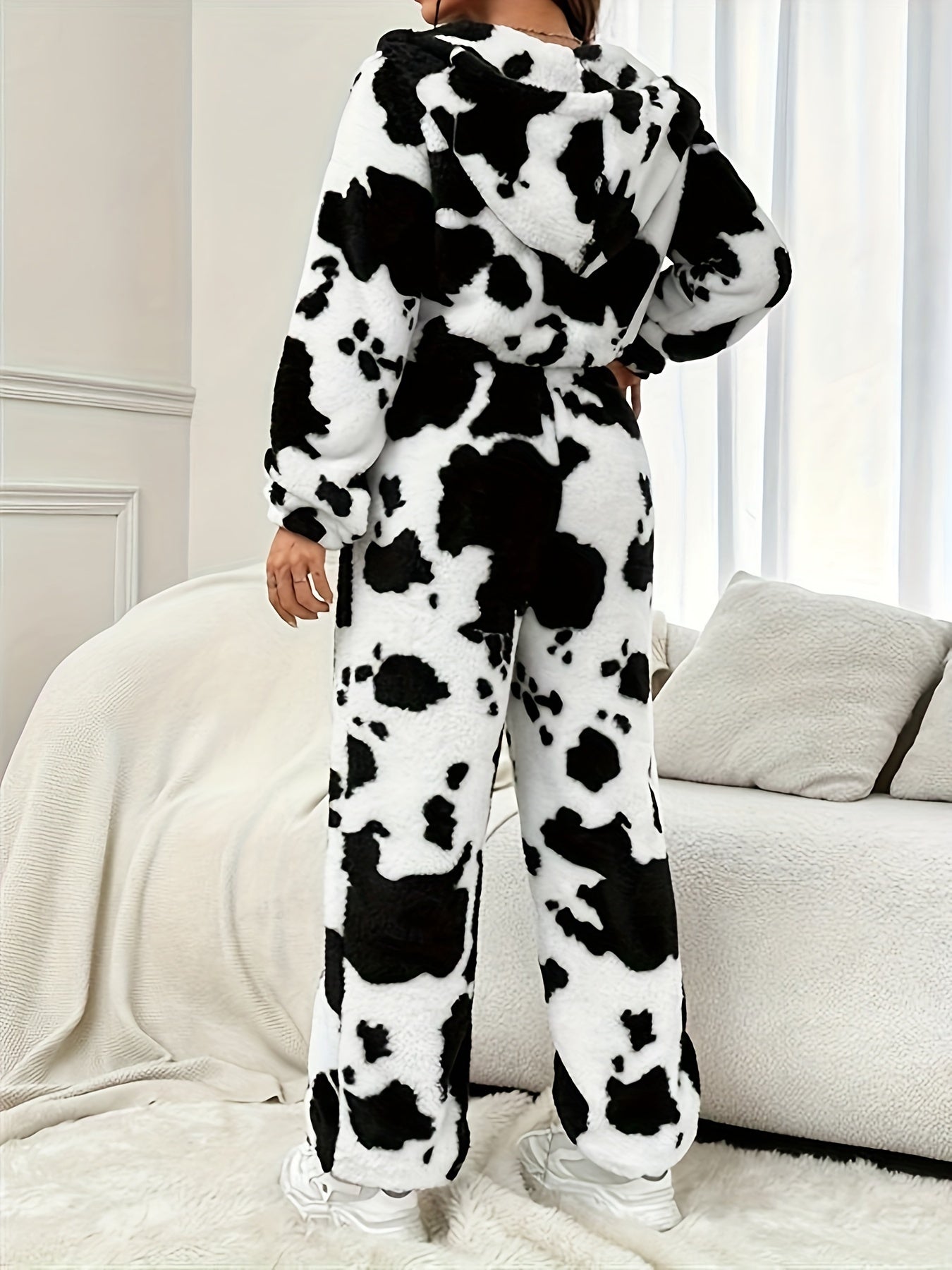 fluffy cow lounge set